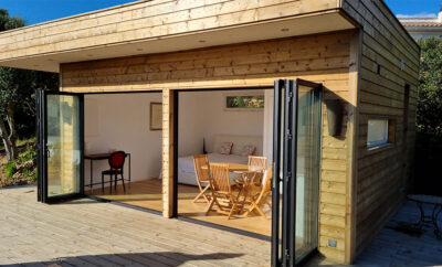 Bungalow contemporain (en bois) sur l’Ile du Levant